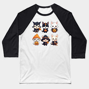 Halloween kawaii puppies Baseball T-Shirt